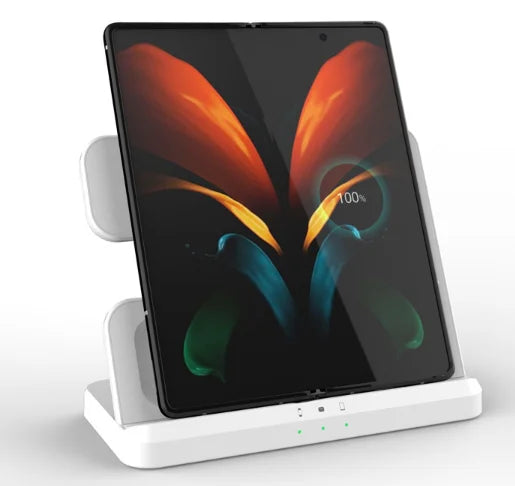15W Fast Charging 3 in 1 Wireless Charger Stand Dock Station for Samsung S23 S22 S21 Note Watch Active Buds