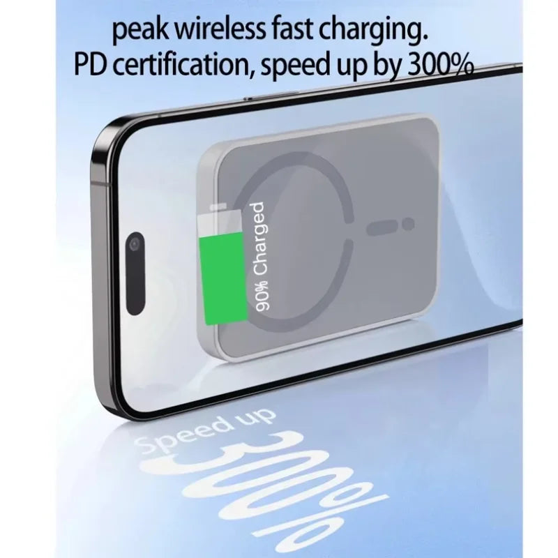 Car Air Vent Magnetic Wireless Charger Phone Holder, Fast Charging Mount Compatible with MagSafe iPhone 17/16/15/14/13/12 Pro